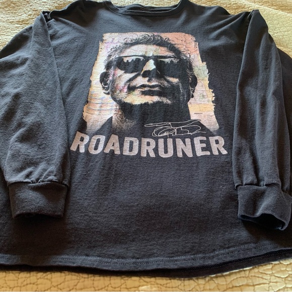 Chef Anthony Bourdain Black Roadrunner Graphic Long Sleeve T-Shirt - Large - Picture 4 of 10